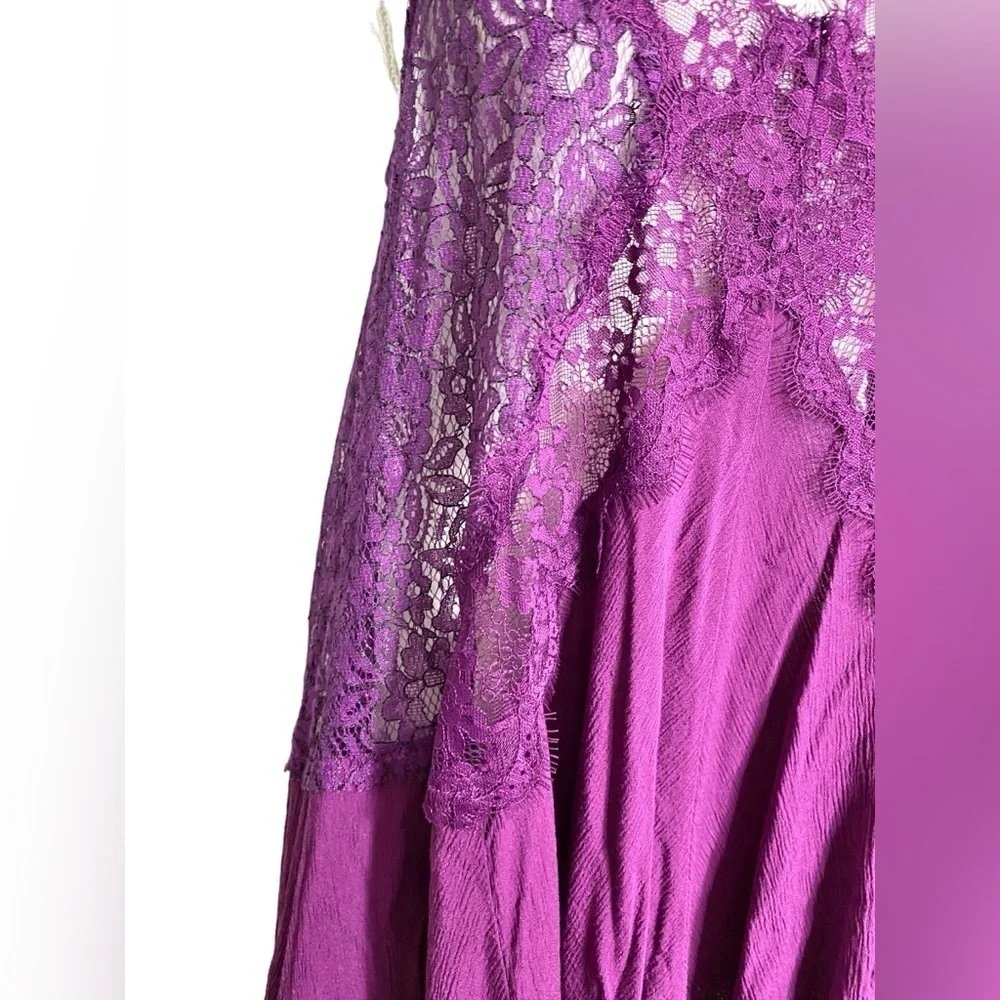 Free People Tell Tale Heart Sleeveless Tunic in Plum